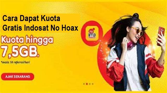 Cara Ampuh Dapatkan Kuota Gratis Indosat No Hoax 2023 Tanpa Perlu Aplikasi Cara Ampuh Dapatkan Kuota Gratis Indosat No Hoax 2023 Tanpa Perlu Aplikasi